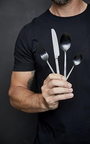 BITZ Besteck-Set 16-teilig Mattschwarz