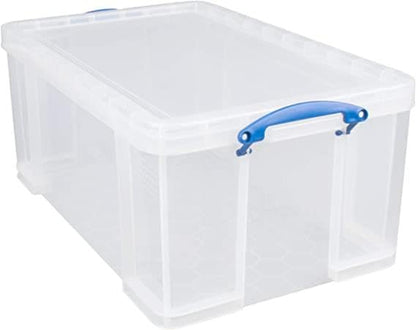 Really Useful Box 64L Aufbewahrungsbox transparent 2er-Pack