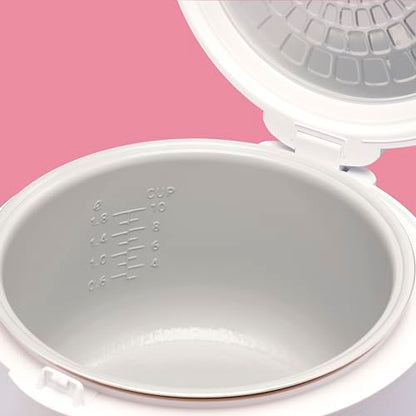 REISHUNGER Reiskocher & Dampfgarer Keramik 1.2L – Weiss