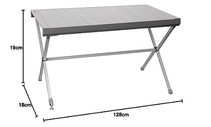 BRUNNER Camping Tisch Titanium Axia 4 - Silber/Schwarz