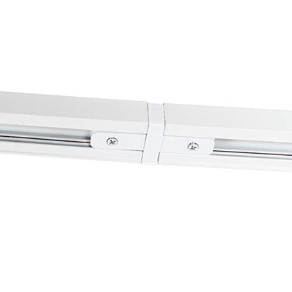 QAZQA Schienensystem Komplettset – weisser Deckenspot 5-flammig