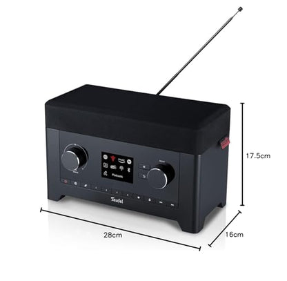 Teufel Radio 3SIXTY DAB+ Internetradio 360° Sound - Schwarz