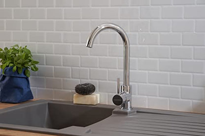 Respekta Boston Mineralitespüle – Betongrau 1 Becken 86x50 cm