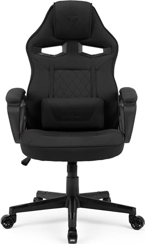 SENSE7 Knight Ergonomischer PC Gaming Stuhl - Schwarz