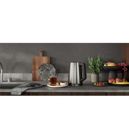 AEG Deli 5 Wasserkocher Edelstahl 1.7L mit Temperaturwahl