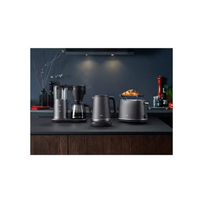 AEG K7-1-6BP Wasserkocher - 1.7L Grau mit 7 Temperaturstufen