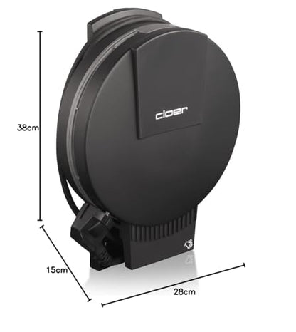 Cloer 180 Waffeleisen für eine Herzwaffel – schwarz