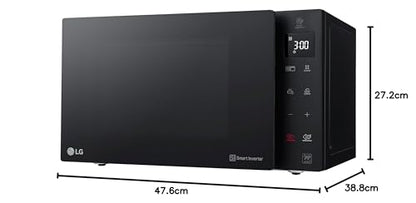 LG MH6535GIS Mikrowelle - Quarz Grill, Schwarz