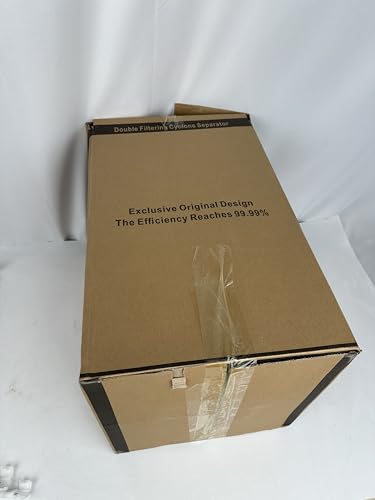 Doppelfilter Zyklon Staubsammler – 2-in-1 Eimer, Wandmontage