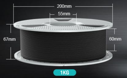 SUNLU PA12-CF 3D-Filament - Kohlenstofffaser 1.75mm 1KG Schwarz