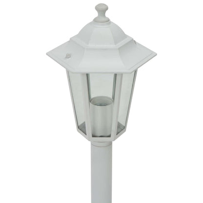vidaXL Pollerleuchten Garten-Aussenleuchte - 6er-Set Weiss