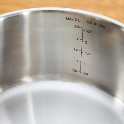 Tefal Duetto A70546 Kochtopf Edelstahl induktionsgeeignet 24cm