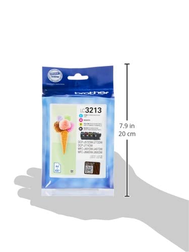 Brother LC3213VAL Tintenpatronen Set Schwarz, Cyan, Magenta, Gelb