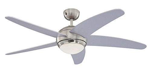 BENDAN Deckenventilator 132cm Chrom - Ventilator mit Lampe