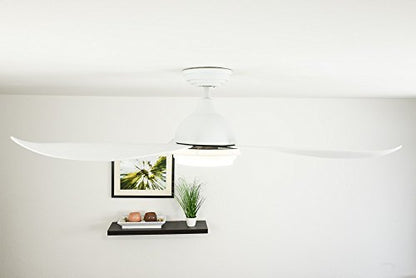 PEPEO Raja Deckenventilator mit Beleuchtung – Weiss 122cm