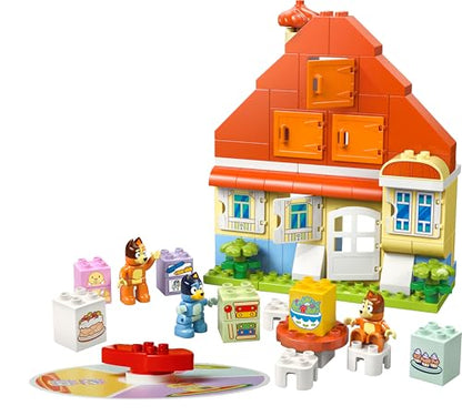 LEGO DUPLO Bluey Familienhaus Lernspielzeug - mit Memory-Spiel - 10459