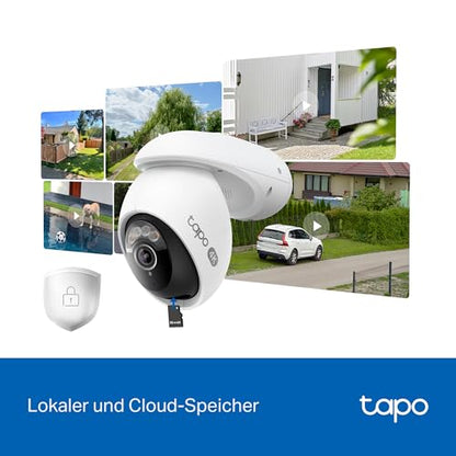 Tapo C560WS 4K 360° WLAN Überwachungskamera Aussen