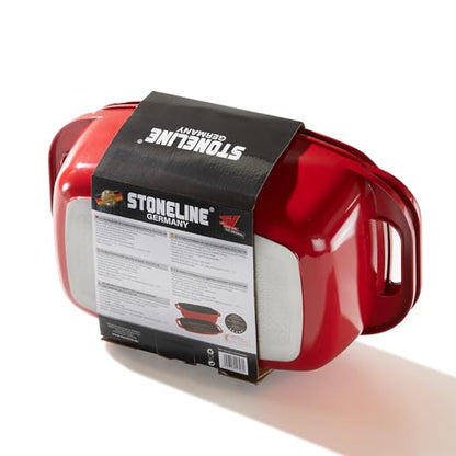 STONELINE Aluguss Bräter Induktion - 43x26 cm Rot, 8.4L