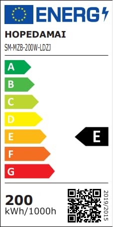 HOPEDAMAI LED Strassenleuchte 200W - Mastmontage