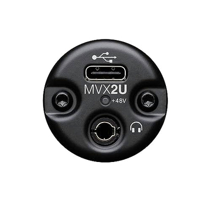 Shure MVX2U XLR-Mikrofon zu USB Digital-Interface mit Phantompower