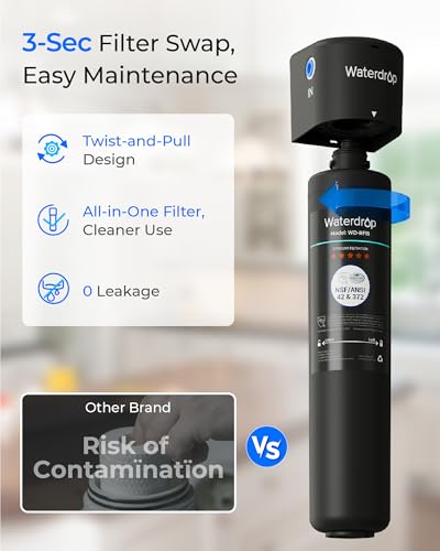 Waterdrop 15UA Untertisch Trinkwasserfilter – Hohe Kapazität