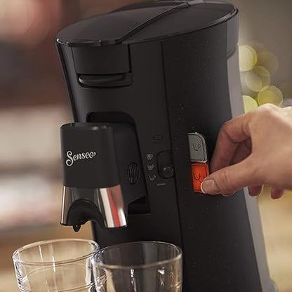 Philips Senseo Select ECO Padmaschine - Schwarz/gefleckt (CSA240/20)