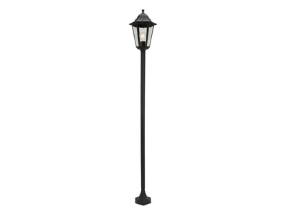 Smartwares Classico Stehleuchte E27 60W Aluminium Glas 170 cm für Garten und Hauseinfahrt