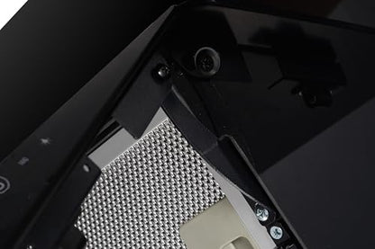 Respekta CH89060S Dunstabzugshaube schräg 60cm Schwarz