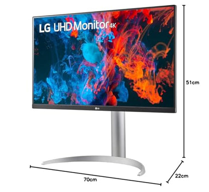 LG 27UP650K-W 27 Zoll Ultra UHD 4K Monitor - Weiss