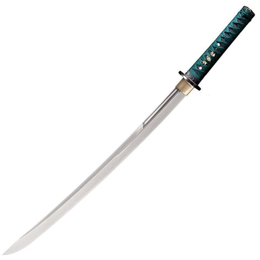 Cold Steel Wakizashi Samuraischwert – Dragonfly Edition: Geschwungene Klinge mit Drachenfliegen-Motiv auf Tsuka und Saya. Für Kampfkunst und Sammlung.