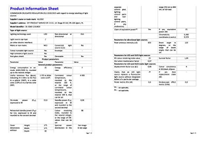 ALUSSO LIGHTING Einbaustrahler LED - 15W, 3CCT Dimmbar, 6er Set