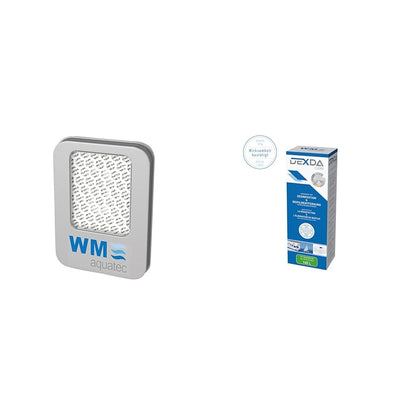 WM aquatec Tankpflege Set – Silbernetz 160L & DEXDA Clean 250ml. Silbernes Netz, Reinigerflasche. Pflegt Wassertanks bis 160L.