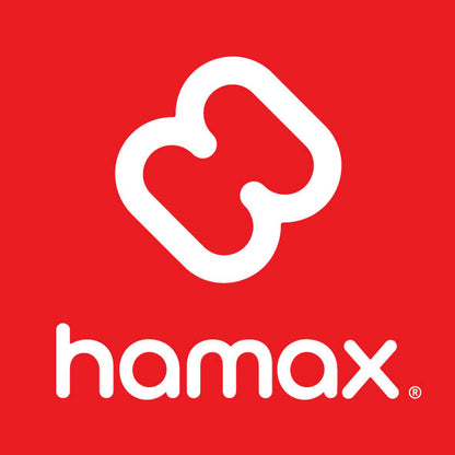 HAMAX Caress Kinderfahrradsitz mit Trägeradapter rot/schwarz