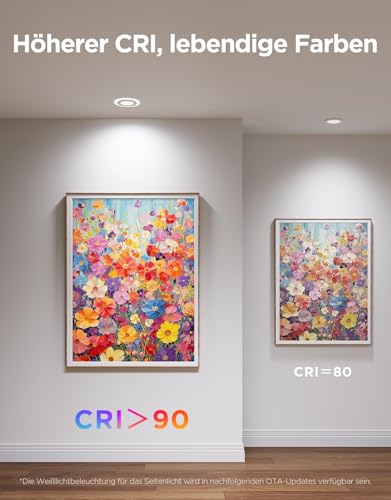 Govee Smart Einbaustrahler RGBWW LED Spot Matter Alexa 4er-Pack