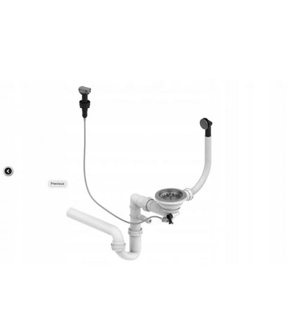 Granit ZQZ2113 Küchen-Granitspüle - Schwarz 76x45