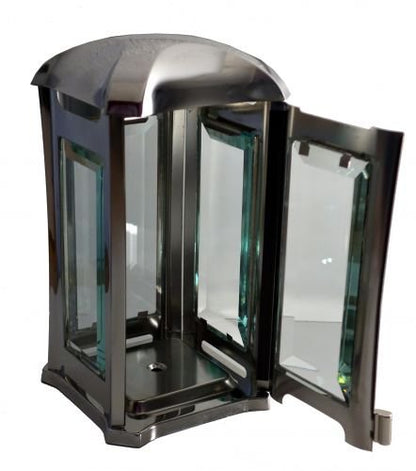 Helvetia Grablampe Gedenklicht aus robustem Edelstahl