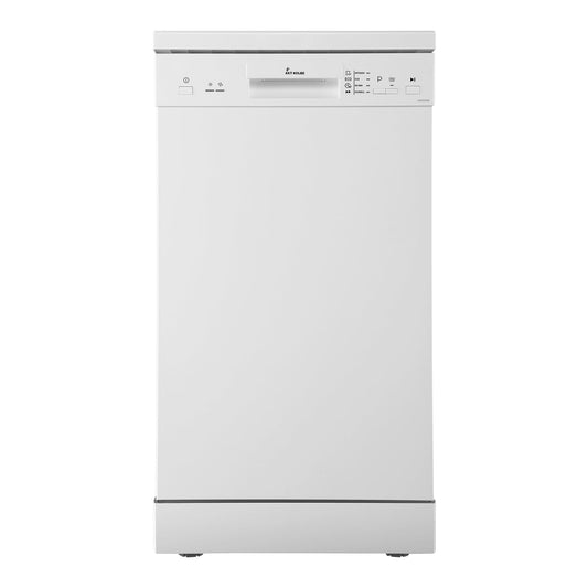 KKT KOLBE DW401W Geschirrspüler freistehend – 45cm Weiss. Schmaler, weißer Geschirrspüler spült automatisch Geschirr.