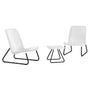 Keter Lounge Set Rio Gartenlounge Kunststoff Rattanoptik weiss. Weisse Sitzgruppe für entspanntes Sitzen im Garten.