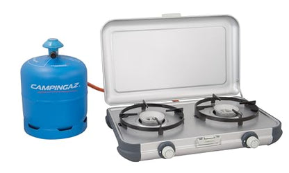 Campingaz Camping Kitchen 2 Campingkocher Gaskocher 2-flammig – Grau