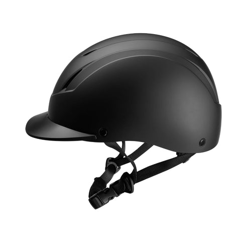 PFIFF Reithelm ProtectionX, verstellbar, schwarz, Grösse M (55-59 cm) für Erwachsene