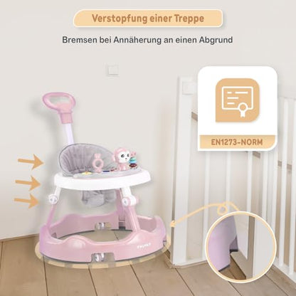 Twinky Lauflernwagen für die ersten Schritte - Rosa