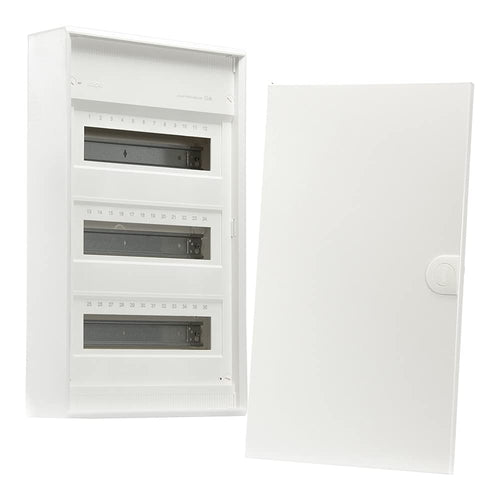 Hager Volta VA36CN Aufputz Verteilerkasten - 3-reihig IP30 mit Tür