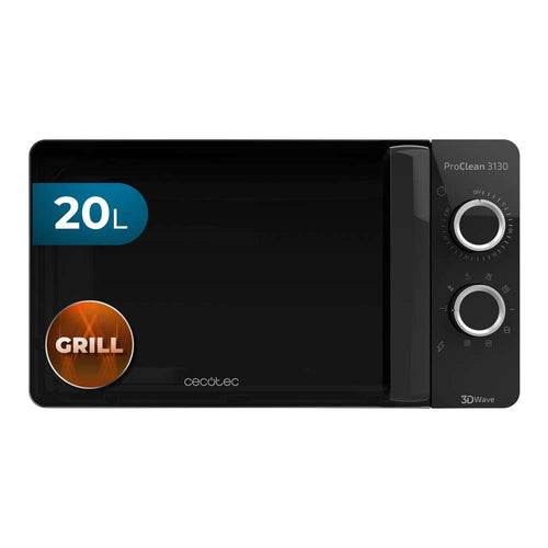 Cecotec Pro Clean 3130 Mikrowelle - Quarz Grill 20 L Schwarz