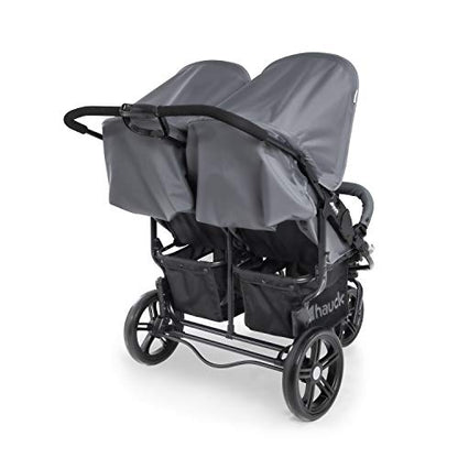 Hauck Roadster Duo SLX Zwillingswagen - Grau/Silber