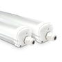 HOFTRONIC LED Feuchtraumleuchte 150 cm IP65 48W 4000K 2er-Pack aus Kunststoff für Keller und Garage
