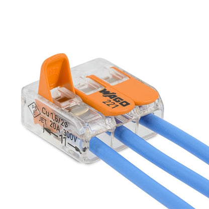 Wago Koffer S221 Installationsklemmen Set 100 Stk.