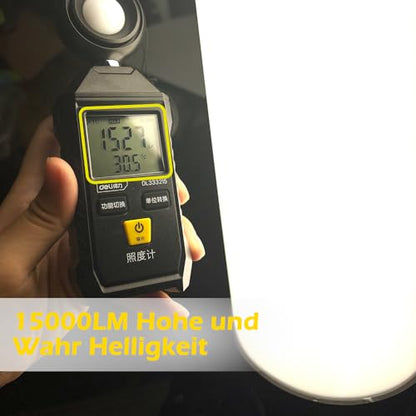 Profi LED Turm Baustrahler 150W - 360 Grad, Stativ & 4000K