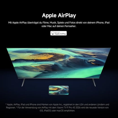 Xiaomi F Pro 43 Zoll 4K UHD QLED Smart TV mit Fire TV