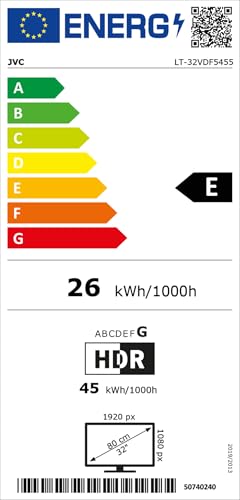 JVC LT-32VDF5455 Smart TV HDR Full HD - 32 Zoll Schwarz