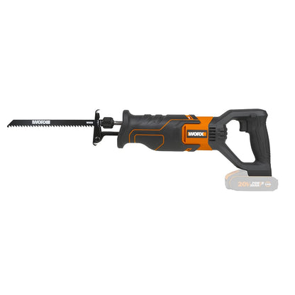 WORX WX500.9 Akku-Säbelsäge 20V – Ohne Akku & Ladegerät